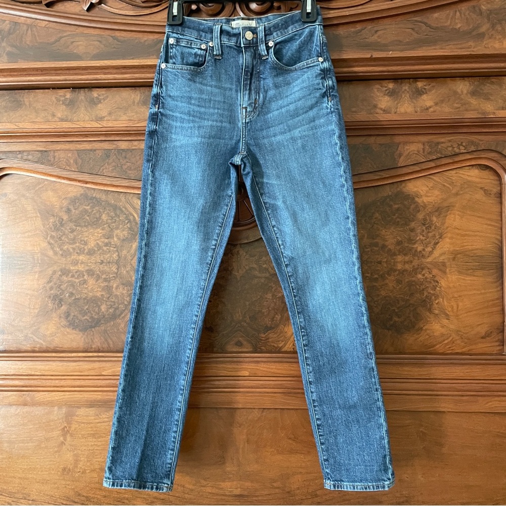 Madewell Women's Denim Blue Jeans The High Rise Slim Boy Jean Size 24